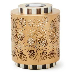Pinecone Short Solar Lantern