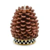 Pinecone Tall Flameless Candle
