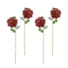 Poinsettia Beaded Stems, Set of 4