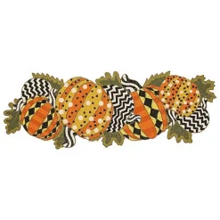 Polka Pumpkin Beaded Table Runner