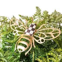 Potted Large Fern With Bee