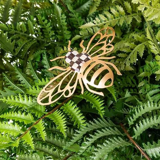 Potted Medium Fern With Bee