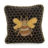 Queen Bee Black Throw Pillow