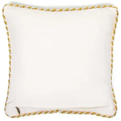 Queen Bee Ivory Throw Pillow