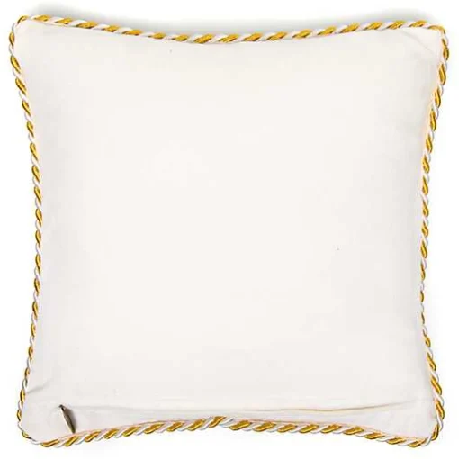 Queen Bee Ivory Throw Pillow