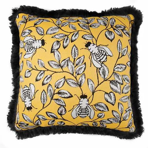 Queen Bee Outdoor Throw Pillow