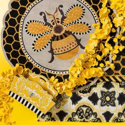 Queen Bee Rug 4' Round Rug