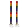 Rainbow Dinner Candles, Set of 2