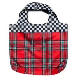 Red Tartan To Go Tote