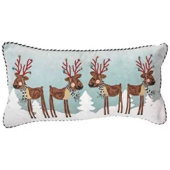 Reindeer Lumbar Pillow