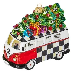 2024 Retro Van Glass Ornament