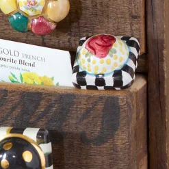Rose Petit Four Square Knob