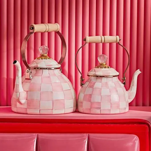 Rosy Check 3 Quart Tea Kettle