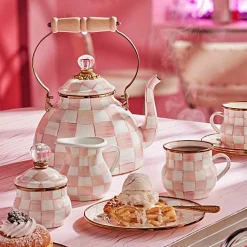 Rosy Check 3 Quart Tea Kettle