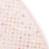 Rosy Check 90 Round Table Topper