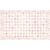 Rosy Check 3' x 5' Floor Mat