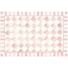 Rosy Check 2' x 3' Floor Mat