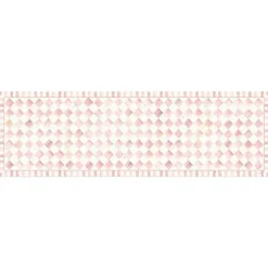 Rosy Check 2'6 x 8' Runner Floor Mat