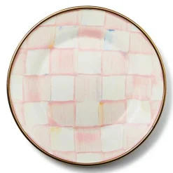 Rosy Check Appetizer Plates, Set of 4