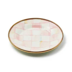 Rosy Check Appetizer Plates, Set of 4