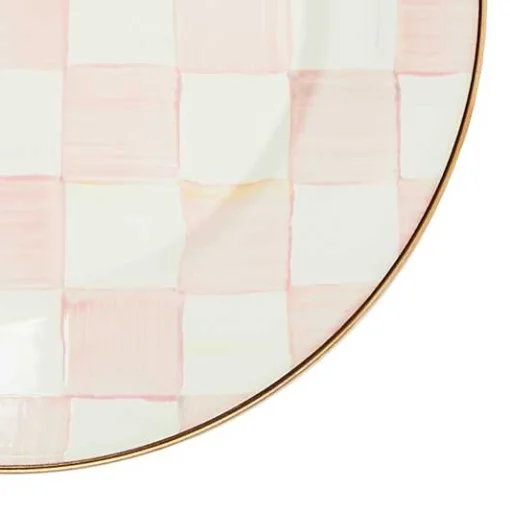 Rosy Check Dinner Plate