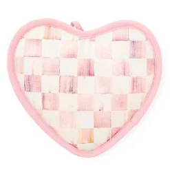 Rosy Check Heart Potholder