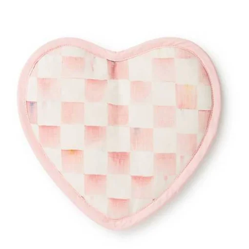 Rosy Check Heart Potholder