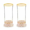 Rosy Check Highball Glass, Set of 2
