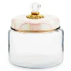 Rosy Check Kitchen Canister, Medium