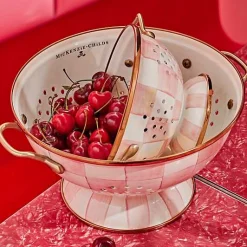 Rosy Check Large Colander