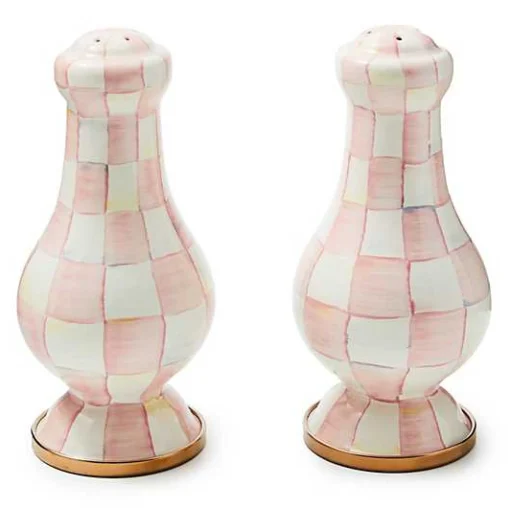 Rosy Check Large Salt  Pepper Shakers