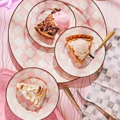 Rosy Check Salad/Dessert Plate