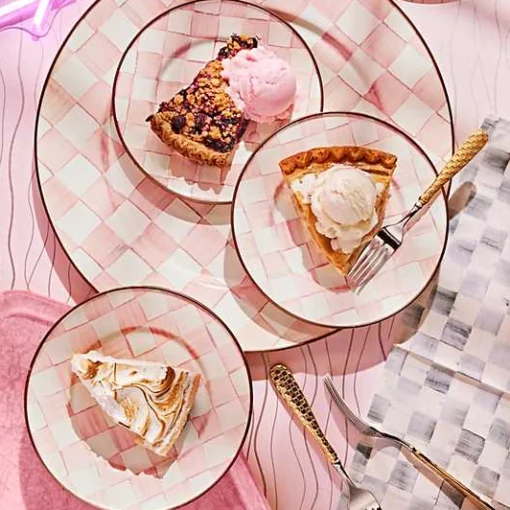 Rosy Check Salad/Dessert Plate