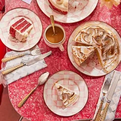 Rosy Check Salad/Dessert Plate