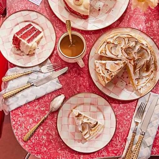Rosy Check Salad/Dessert Plate