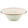 Rosy Check Serving Bowl