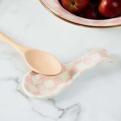 Rosy Check Spoon Rest