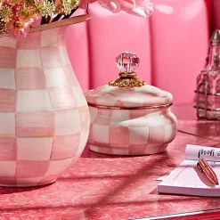 Rosy Check Squashed Pot