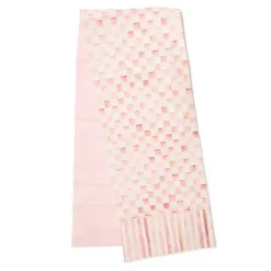 Rosy Check Table Runner