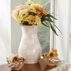 Rosy Check Tall Vase