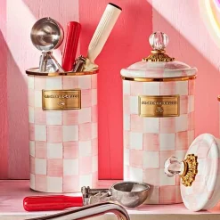 Rosy Check Utensil Holder