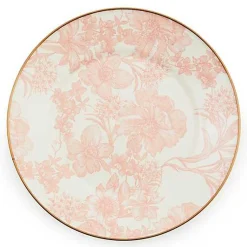Rosy English Garden Enamel Dinner Plate