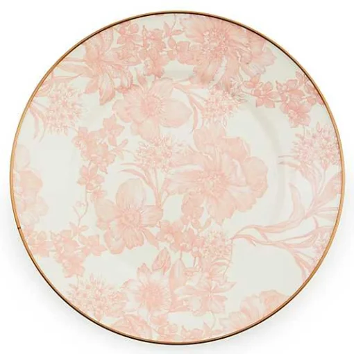 Rosy English Garden Enamel Dinner Plate