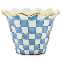 Royal Check 8 Ceramic Garden Pot