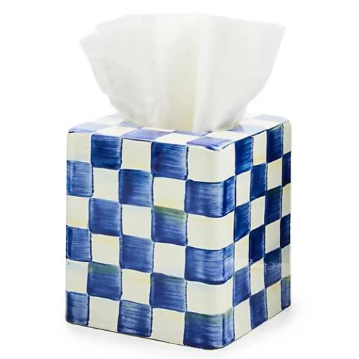 Royal Check Boutique Tissue Box Cover