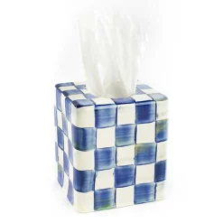 Royal Check Boutique Tissue Box Cover