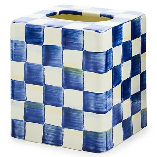 Royal Check Boutique Tissue Box Cover