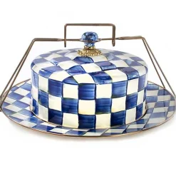 Royal Check Cake Carrier