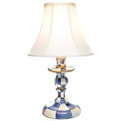 Royal Check Candlestick Lamp