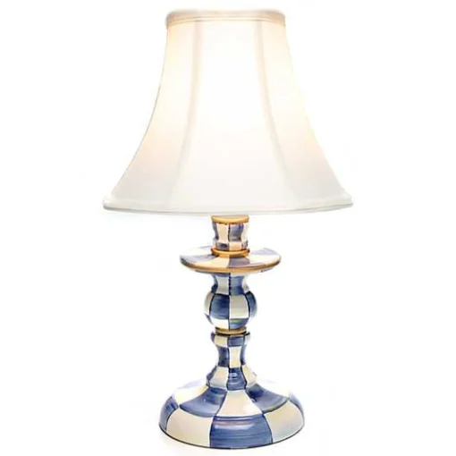 Royal Check Candlestick Lamp